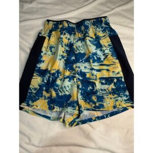 Mens 5" 2 in 1 Stride Shorts Athletic Fit Brief Lined Pull On Pockets DSG XS